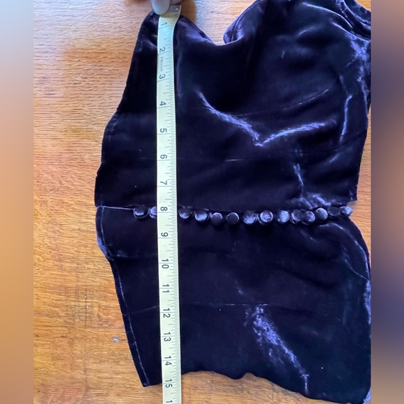 Corrine Sarrut Cropped Velvet Bustier - Picture 14 of 16